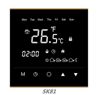 Digital Electric Underfloor Heating Thermostat With Floor Sensor , Energy Efficiency