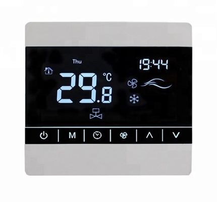 Termostato programmabile del touch screen del ventilconvettore con la grande visualizzazione LCD