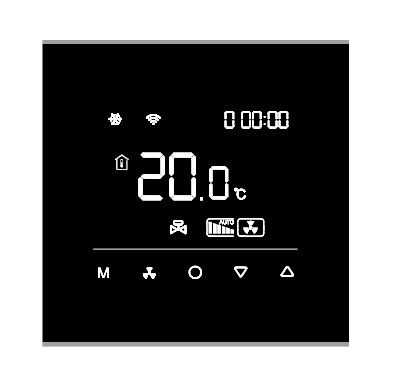 termostato del ventilconvettore dell'uscita 1A con l'auto telecomandato infrarosso che estingue il materiale del PC